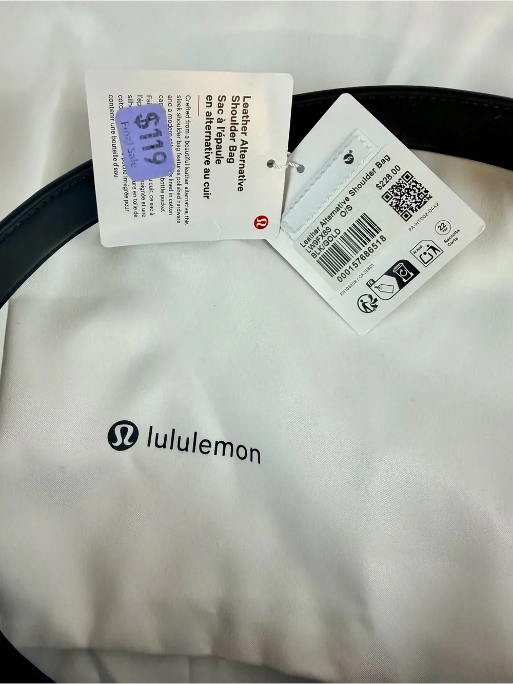 lululemon athletica sleek black